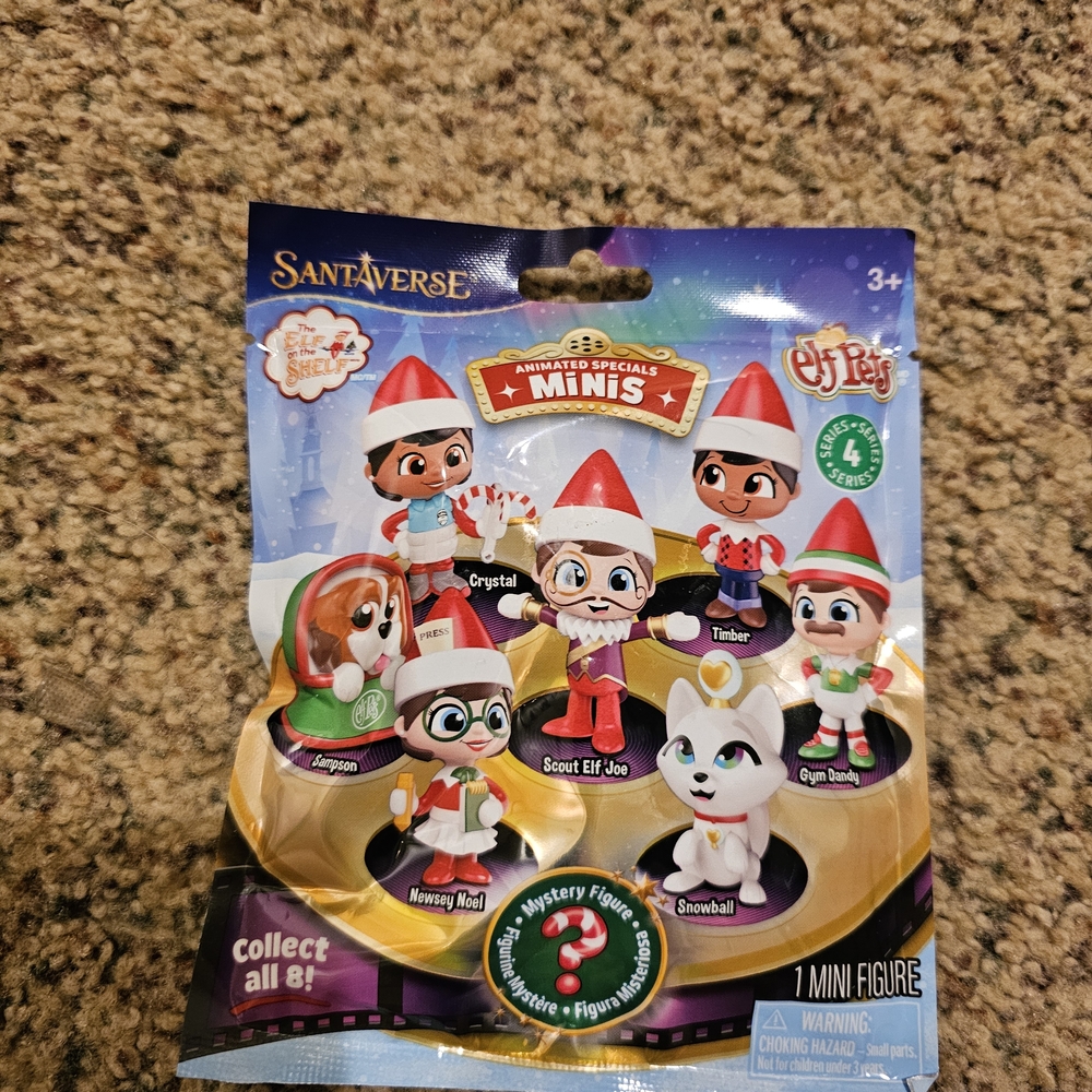 Elf On The Shelf Animated Specials Minis Series 4 Mini Mystery Figure Christmas
